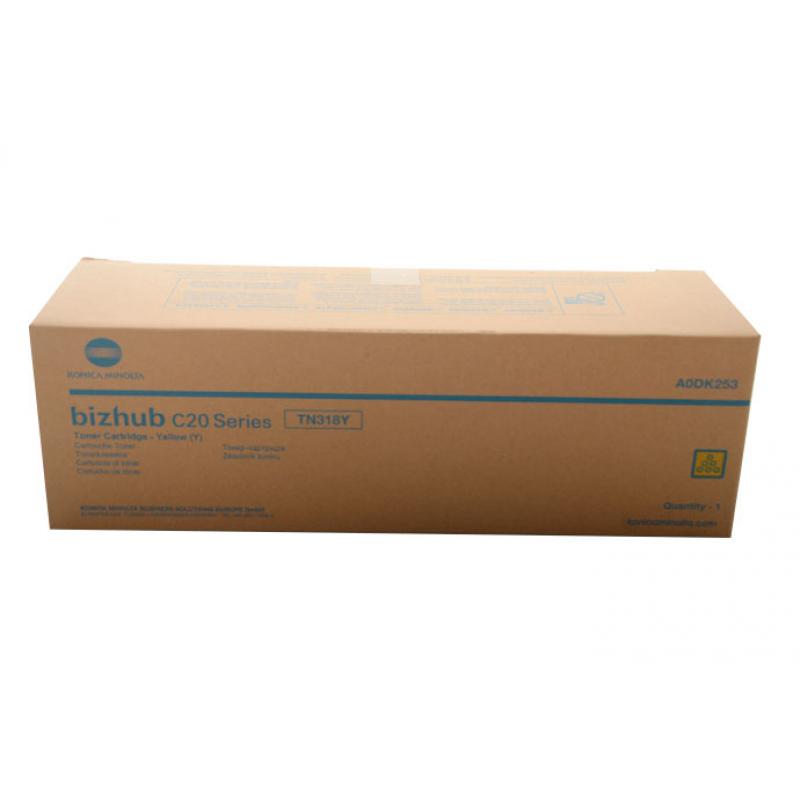 Konica-Minolta KonicaMinolta Toner TN-318 TN318 Yellow Gelb (A0DK253)