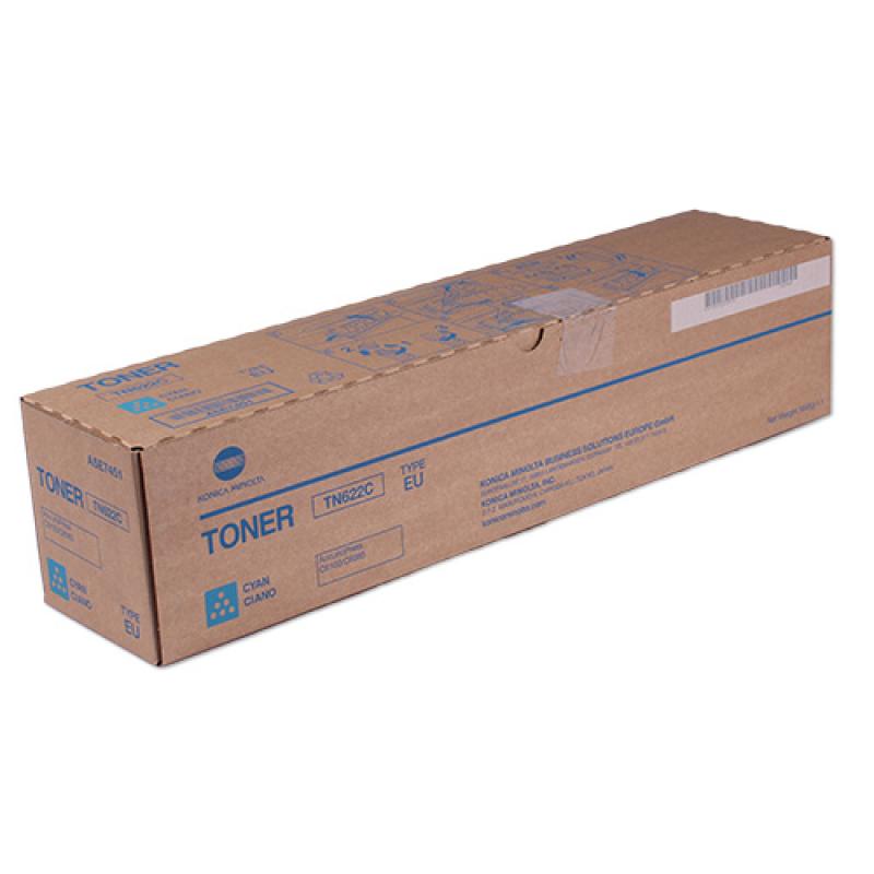 Konica-Minolta KonicaMinolta Toner TN-622 TN622 Cyan (A5E7451)