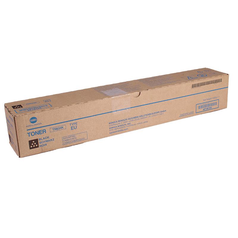Konica Minolta Toner TN-634 TN634 black Schwarz C3070 C3080 (A3VX155) (AF1R155)
