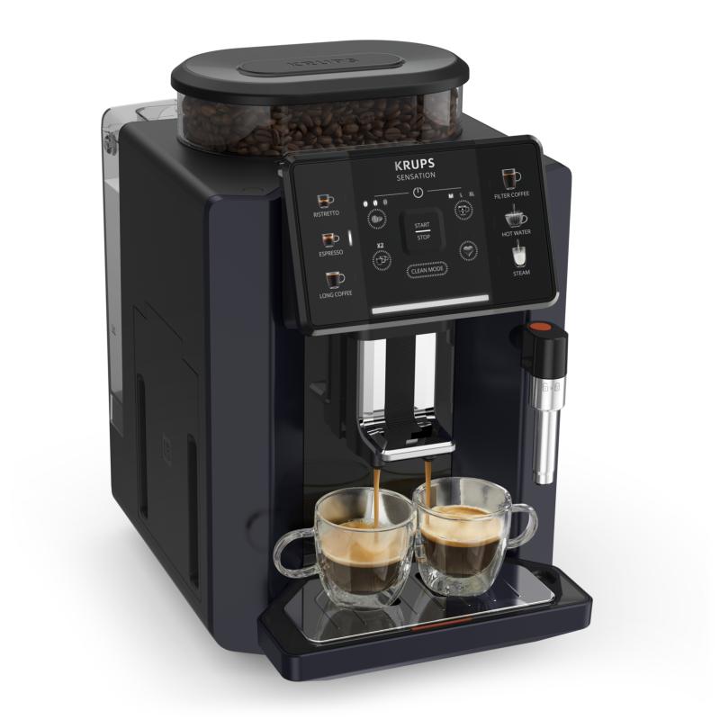 Krups Coffeemachine (EA910B) Sensation black Schwarz