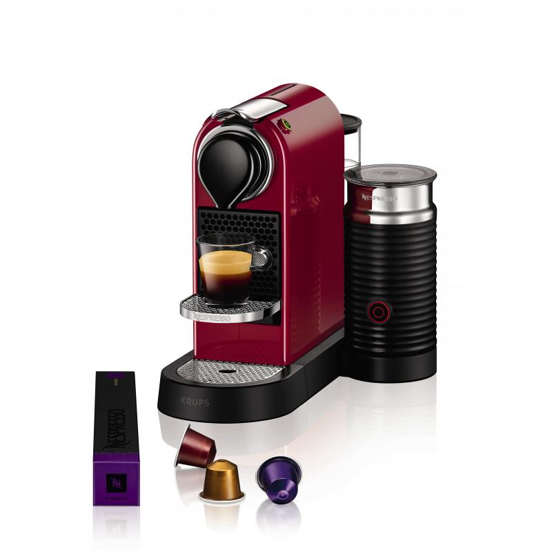 Krups Coffeemachine Nespresso CitiZ & Milk (XN7605) Red (XN7605)