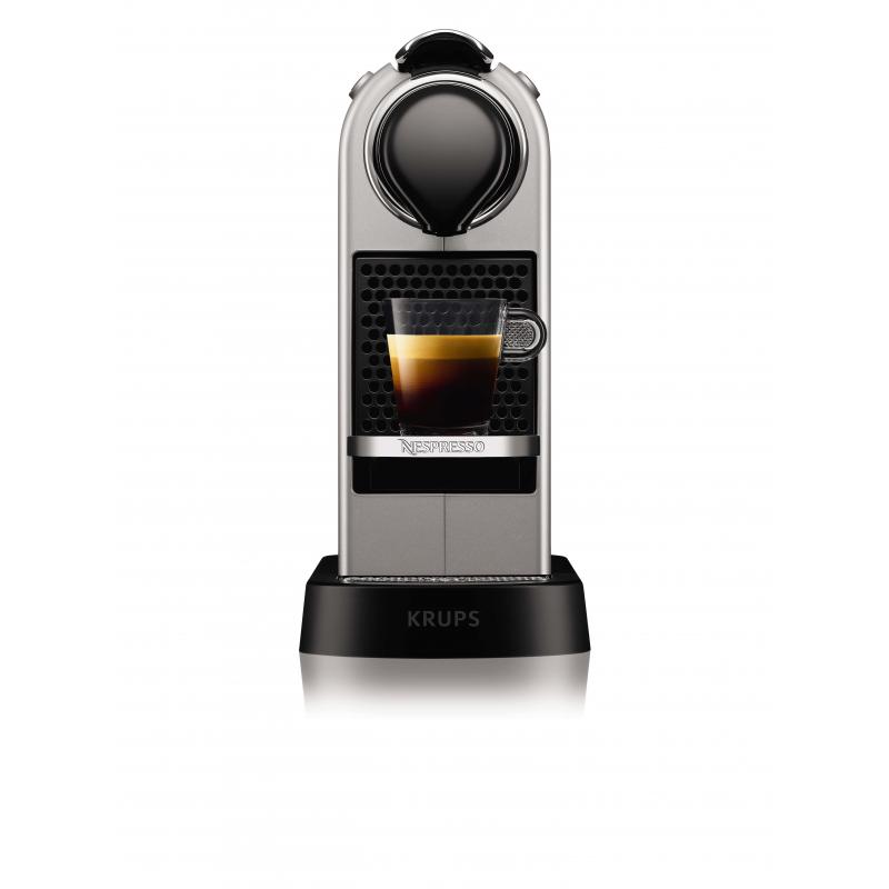 Krups Coffeemachine Nespresso CitiZ (XN740B) Silver (XN740B)