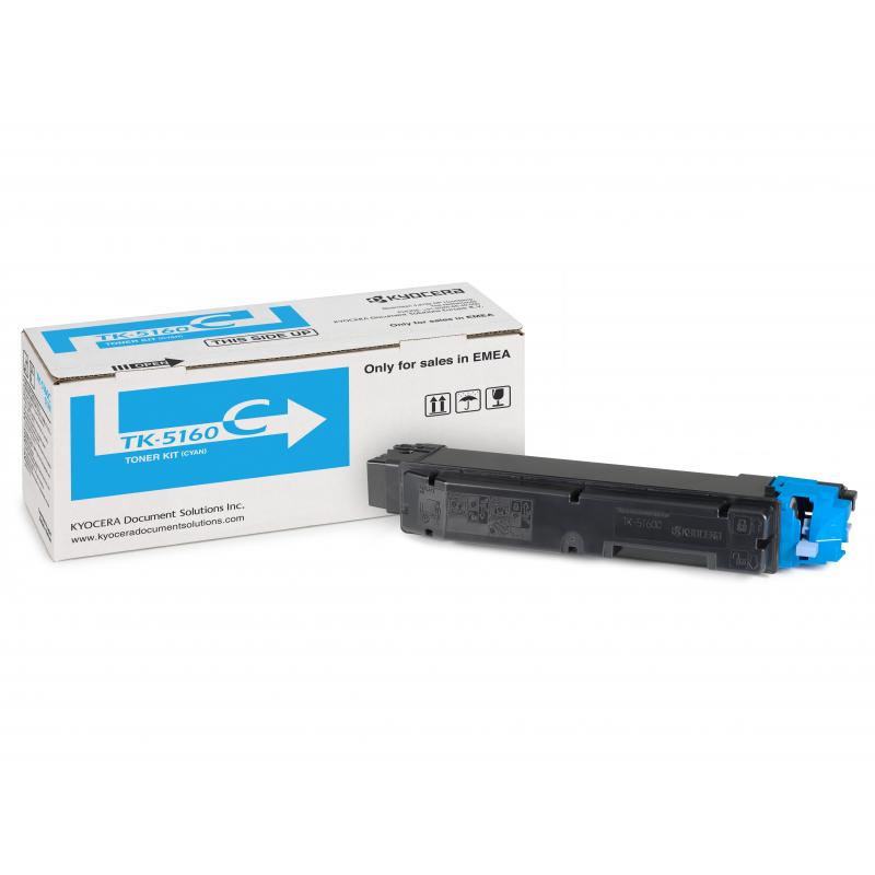 Kyocera Cartridge TK-5160 TK5160 Cyan (1T02NTCNL0)