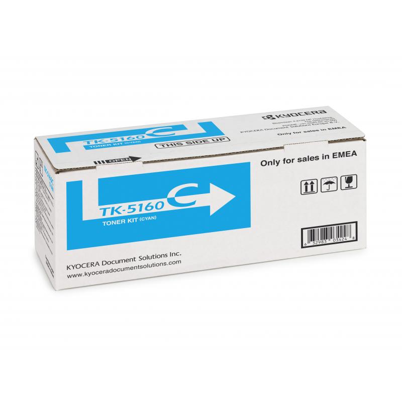 Kyocera Cartridge TK-5160 TK5160 Cyan (1T02NTCNL0)