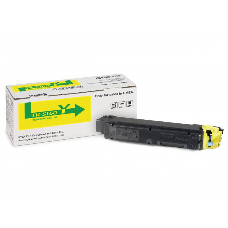 Kyocera Cartridge TK-5160 TK5160 Yellow Gelb (1T02NTANL0)