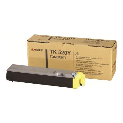 Kyocera Toner TK-520 TK520 Yellow Gelb (1T02HJAEU0)