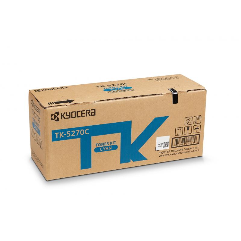 Kyocera Toner TK-5270C TK5270C Toner-Kit TonerKit Cyan (1T02TVCNL0)