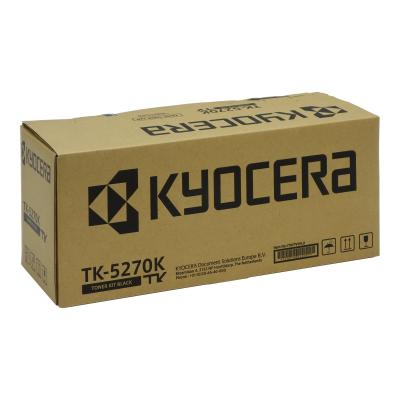 Kyocera Toner TK-5270K TK5270K Toner-Kit TonerKit Schwarz (1T02TV0NL0)