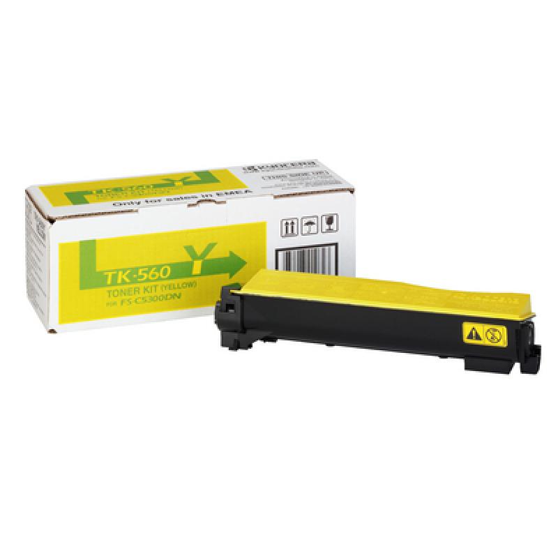 Kyocera Toner TK-560 TK560 Yellow Gelb (1T02HNAEU0)