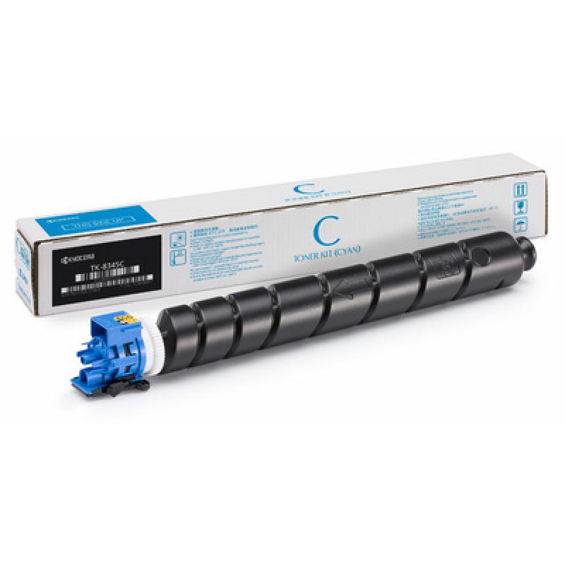 Kyocera Toner TK-8345 TK8345 Cyan (1T02L7CNL0)(1T02L7CNL1)