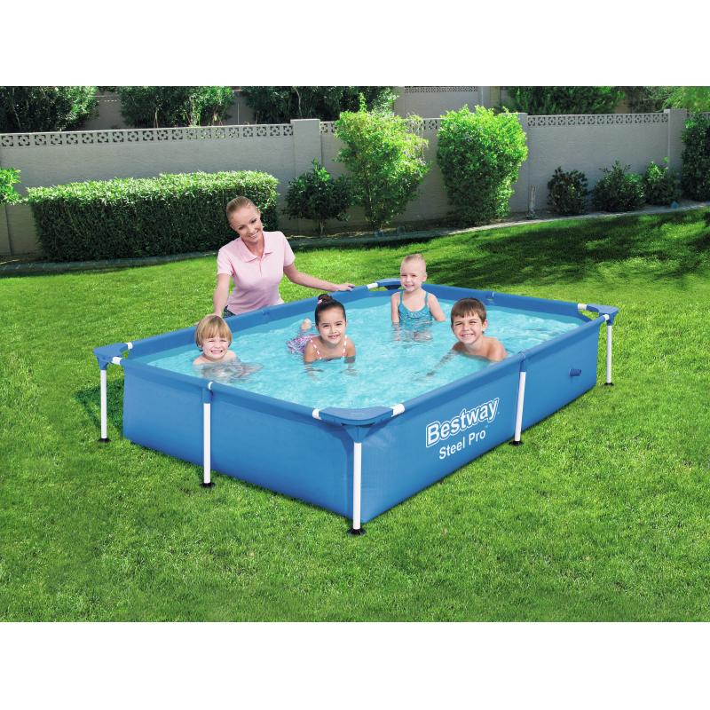 Lay-Z-Spa LayZSpa Bestway Steel Pro (56401) 1200 l Gerahmter Pool Blau 10,3 kg