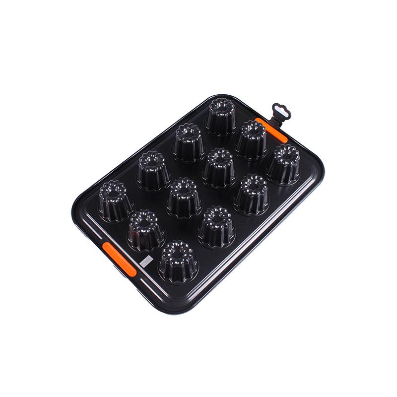 Le Creuset Cannelé Tin Carbon Steel Non-Stick NonStick 12pcs (46074000010000)
