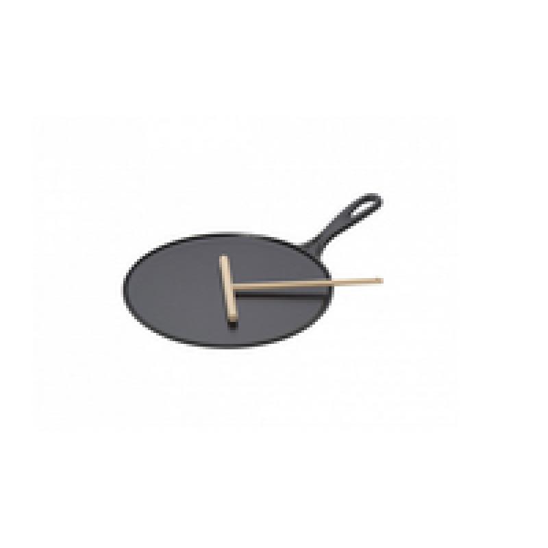 Le Creuset Cast Iron Crepe Pan 27cm black Schwarz (20136270000460)