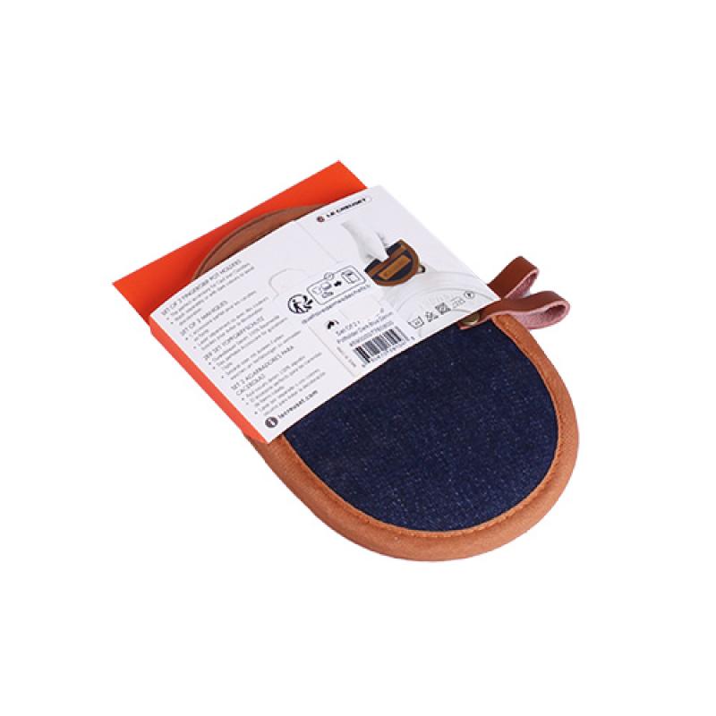 Le Creuset Potholder 2pcs 18x12,5cm Denim blue (45900007760800)