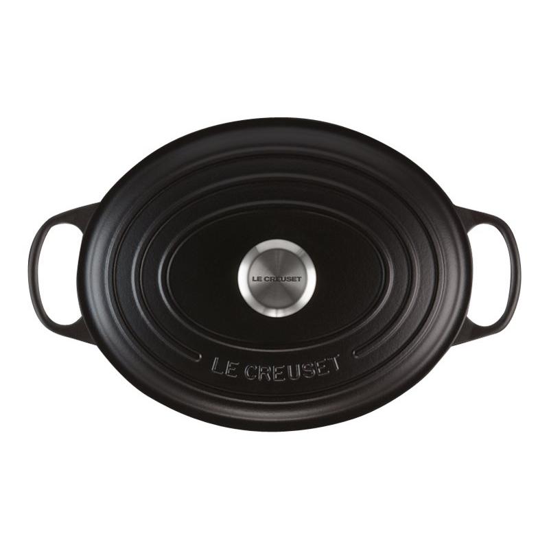 Le Creuset Signature Roaster oval 29cm black Schwarz (21178290000430)