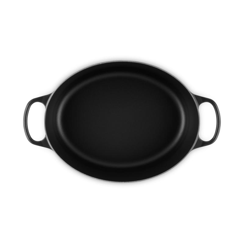Le Creuset Signature Roaster oval 35cm black Schwarz (21178350000430)