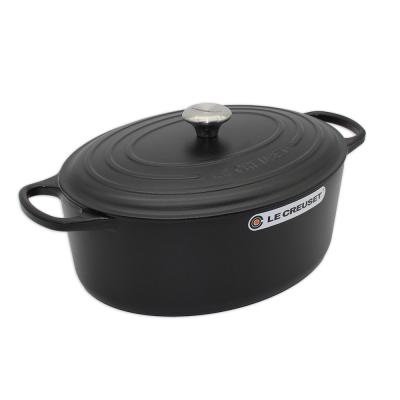 Le Creuset Signature Roaster oval 35cm black Schwarz (21178350000430)