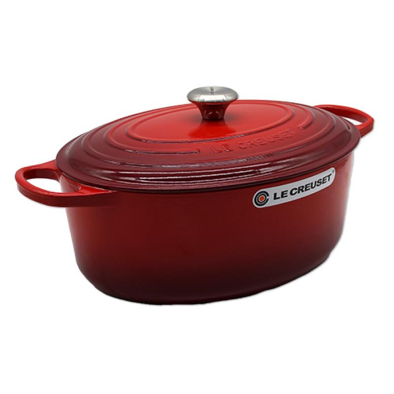 Le Creuset Signature Roaster oval 35cm cherry red (21178350602430)