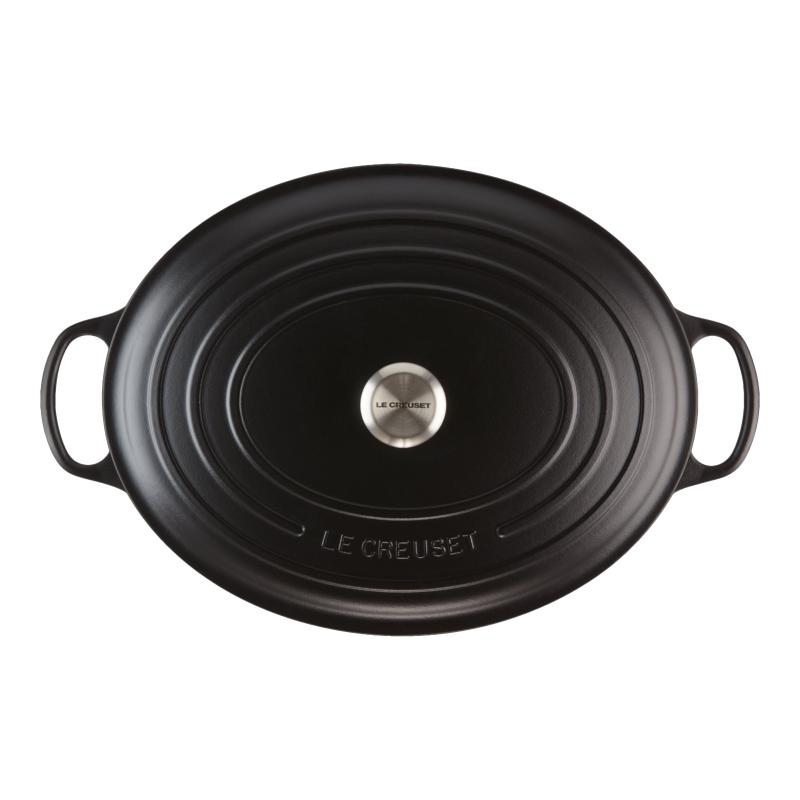 Le Creuset Signature Roaster oval 40cm black Schwarz (21178400000430)