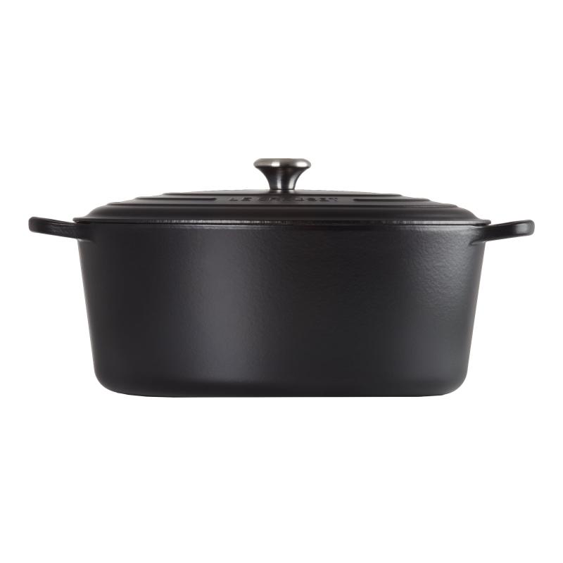 Le Creuset Signature Roaster oval 40cm black Schwarz (21178400000430)