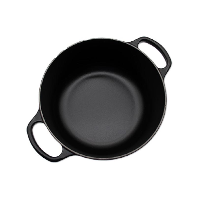 Le Creuset Signature Roaster round 20cm black Schwarz (21177200000430)