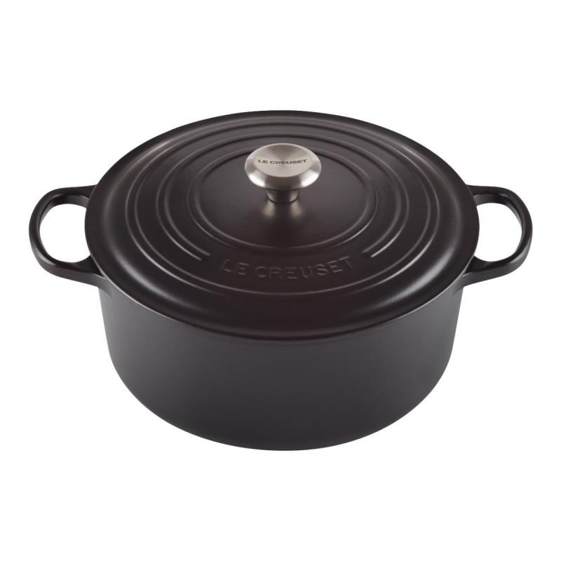 Le Creuset Signature Roaster round 26cm black Schwarz (21177260000430)
