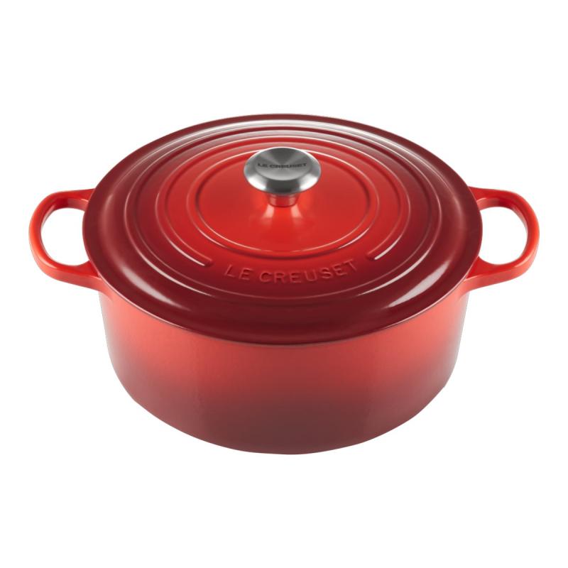 Le Creuset Signature Roaster round 28cm cherry red (21177280602430)