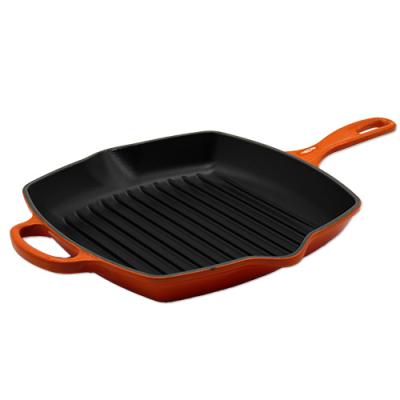Le Creuset Signature Square Grill Pan 26cm oven red (20183260900422)