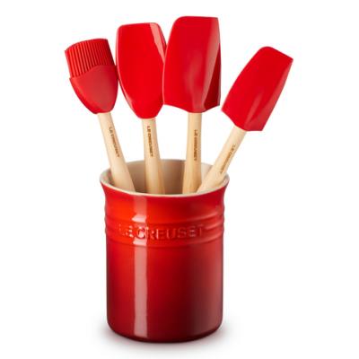 Le Creuset Utensil Jar 1,1l Set of 4 Craft cherry red (91057001060000)