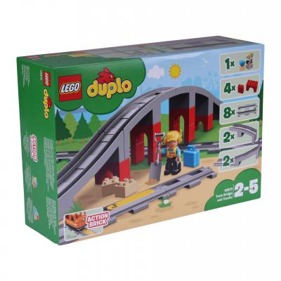 LEGO Duplo Eisenbahnbrücke und Schienen (10872)