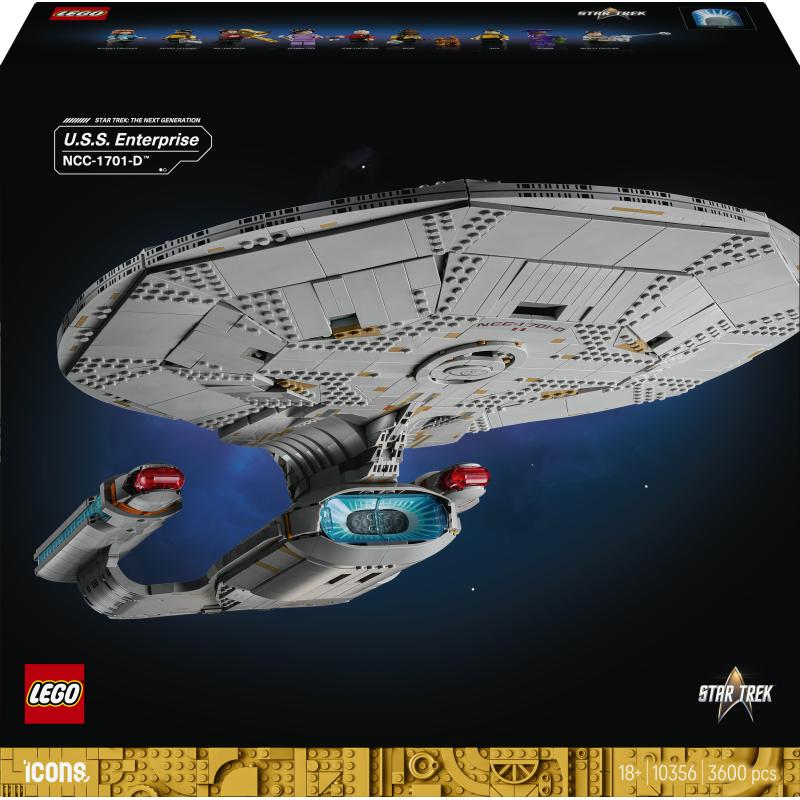 LEGO Icons Star Trek U S S LEGOS LEGO S Enterprise NCC-1701-D NCC1701D (10356)