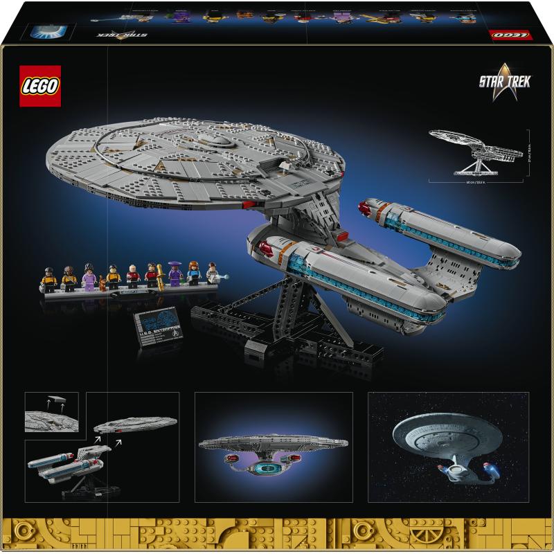 LEGO Icons Star Trek U S S LEGOS LEGO S Enterprise NCC-1701-D NCC1701D (10356)