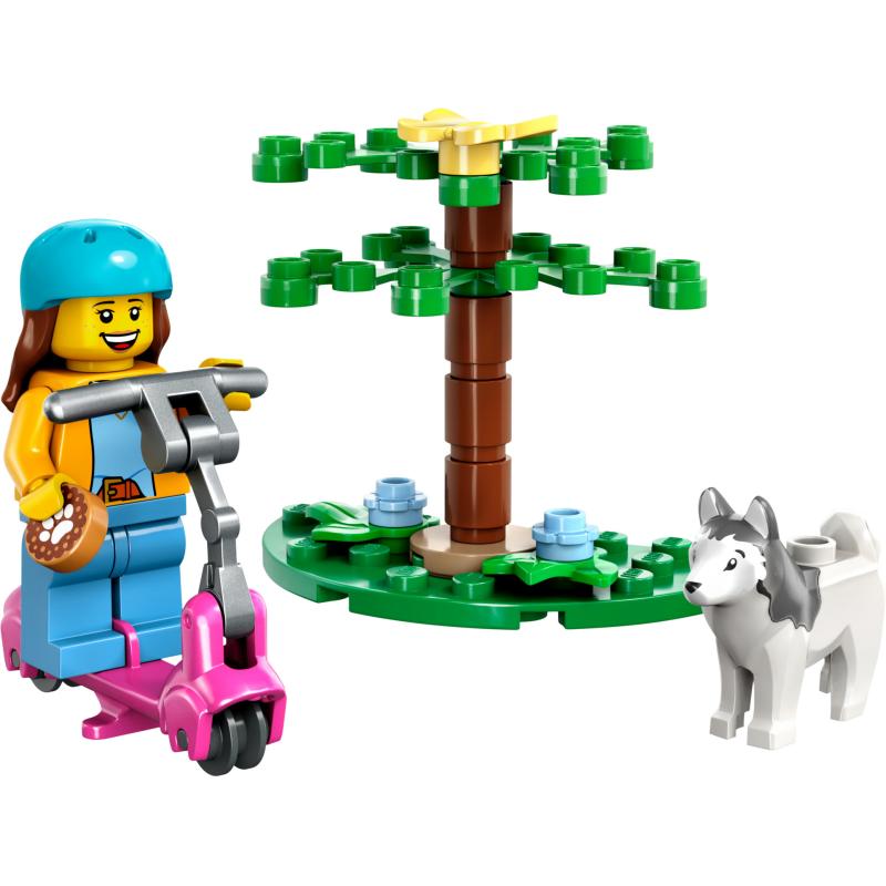 LEGO LEGO City-Polybag CityPolybag Hundepark und Roller Bausatz (30639)