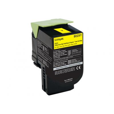 Lexmark Cartridge 802YX Yellow Gelb (80C2XY0)