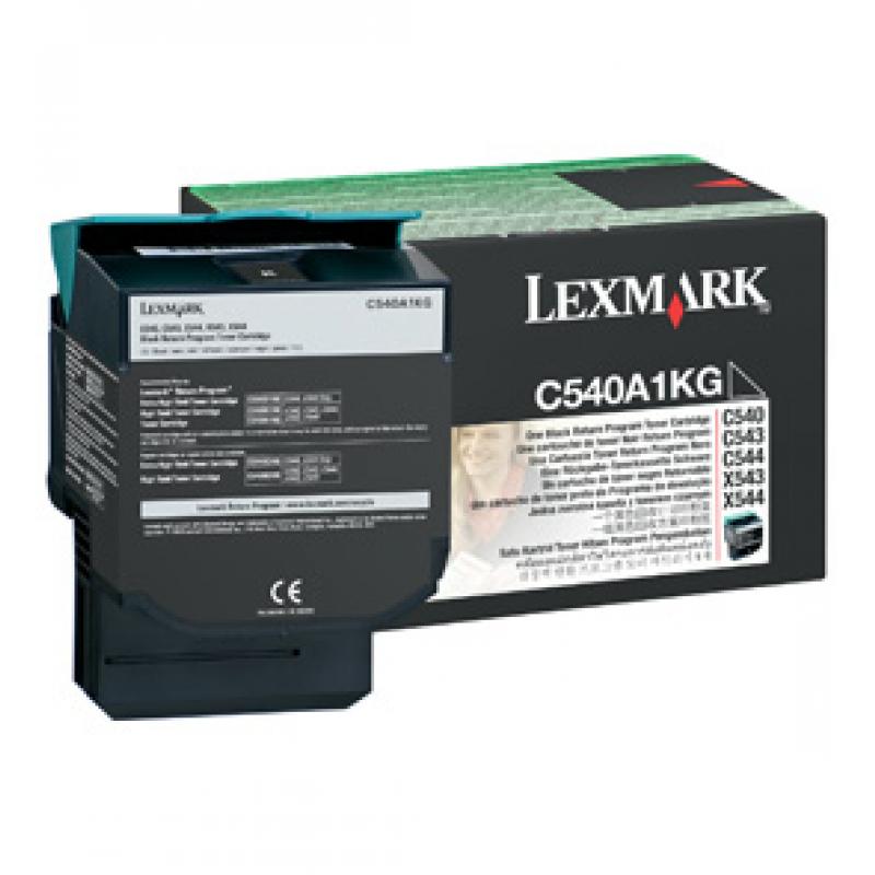 Lexmark Cartridge Black Schwarz (C540A1KG)
