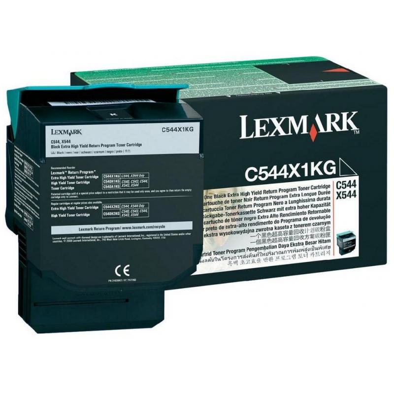 Lexmark Cartridge Black Schwarz (C544X1KG)