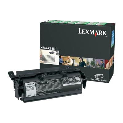 Lexmark Cartridge Black Schwarz HC (X654X11E)