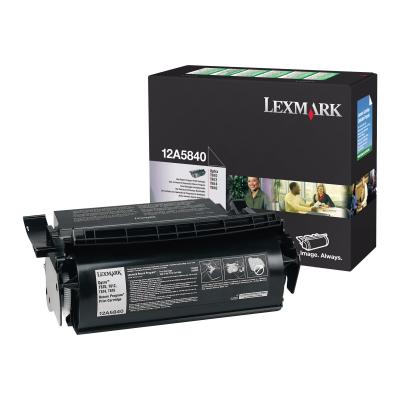 Lexmark Cartridge Black Schwarz Return 10k (12A5840)