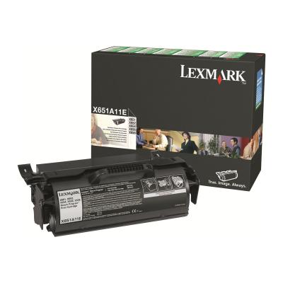 Lexmark Cartridge Black Schwarz (X651A11E)