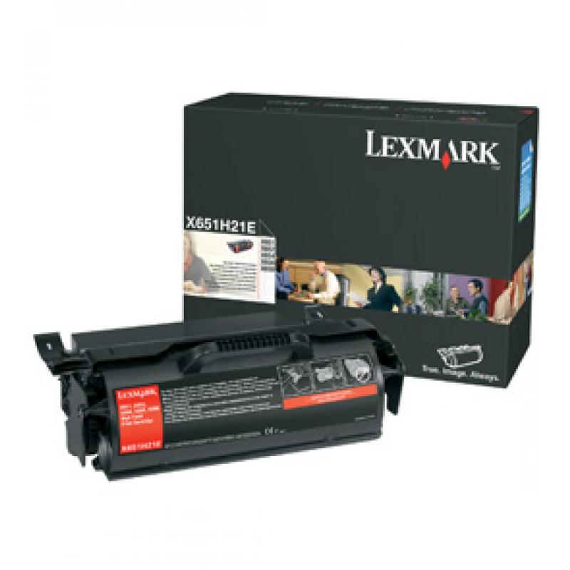 Lexmark Cartridge Black Schwarz (X651H31E)