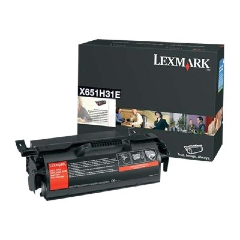 Lexmark Cartridge Black Schwarz (X651H31E)