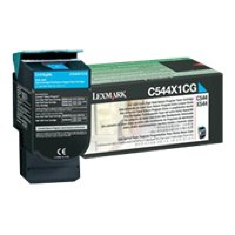 Lexmark Cartridge Cyan (C544X1CG)