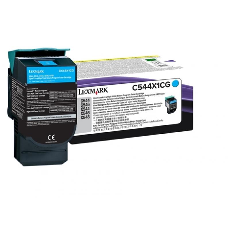 Lexmark Cartridge Cyan (C544X1CG)