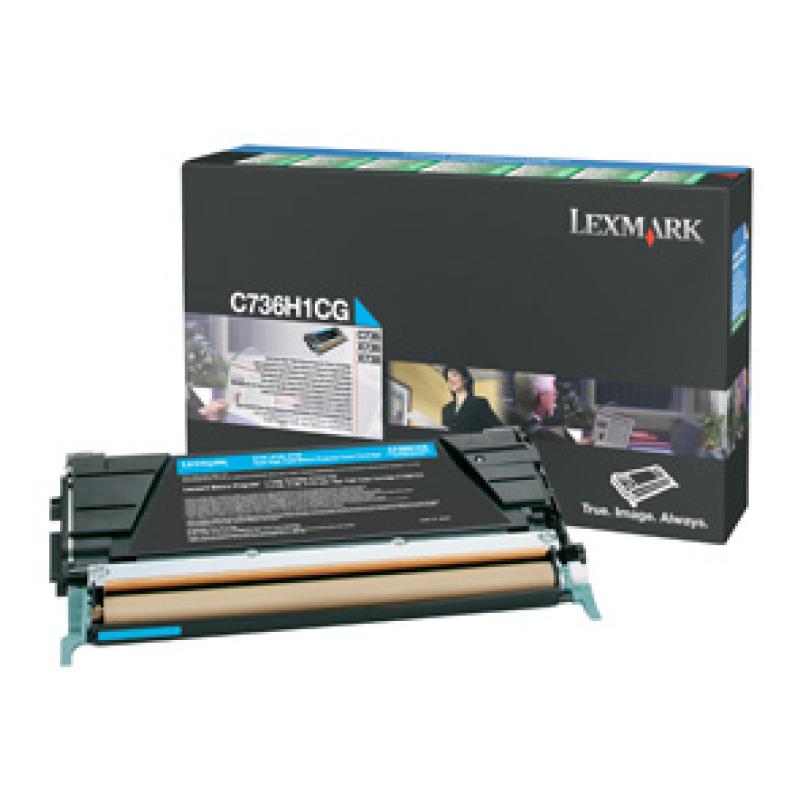 Lexmark Cartridge Cyan (C736H1CG)