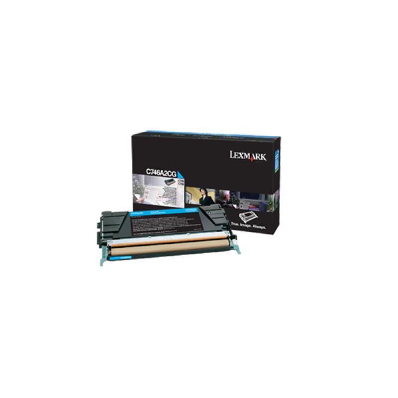 Lexmark Cartridge Cyan (C746A2CG)