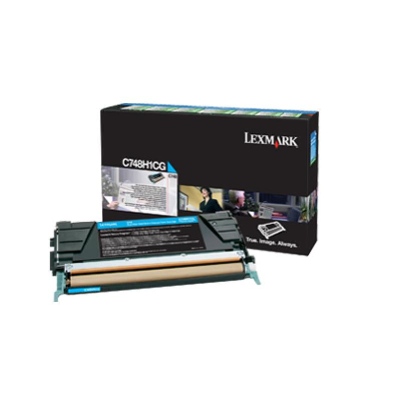 Lexmark Cartridge Cyan HC (C748H1CG)