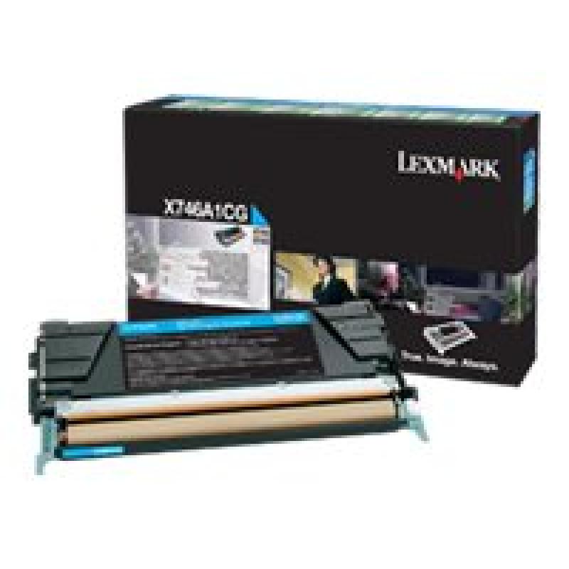 Lexmark Cartridge Cyan (X746A1CG)