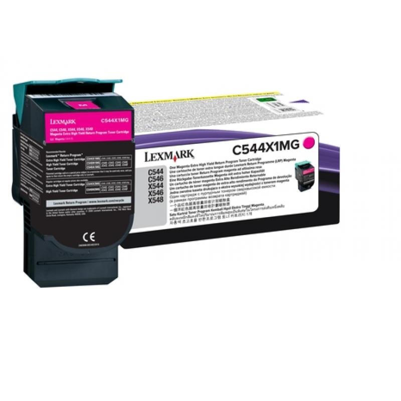 Lexmark Cartridge Magenta (C544X1MG)