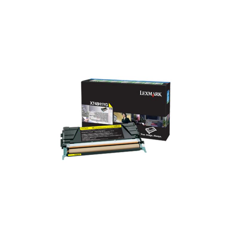 Lexmark Cartridge Return Yellow Gelb (X748H1YG)