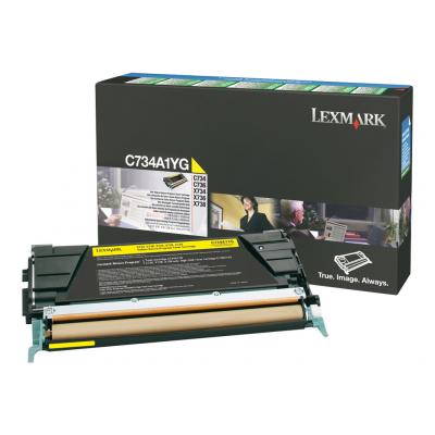 Lexmark Cartridge Yellow Gelb (C734A1YG)